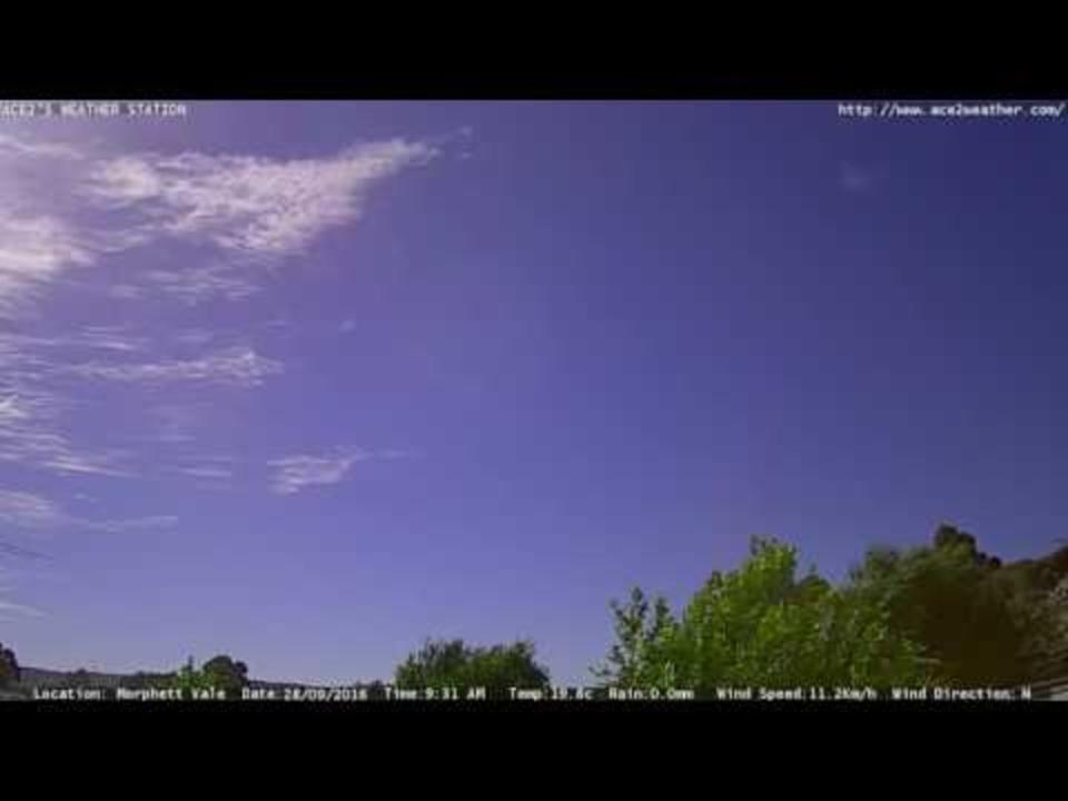 Timelapse Reveals Full Scale of Adelaide Storm