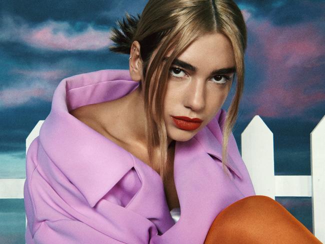 Dua Lipa is a big fan on INXS and Olivia Newton John. Picture: Supplied/Warner Music