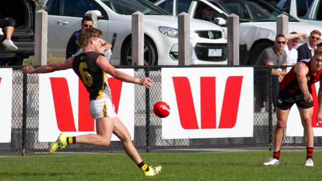 Haley slotted four in the weekend’s win. Picture: Balwyn FC