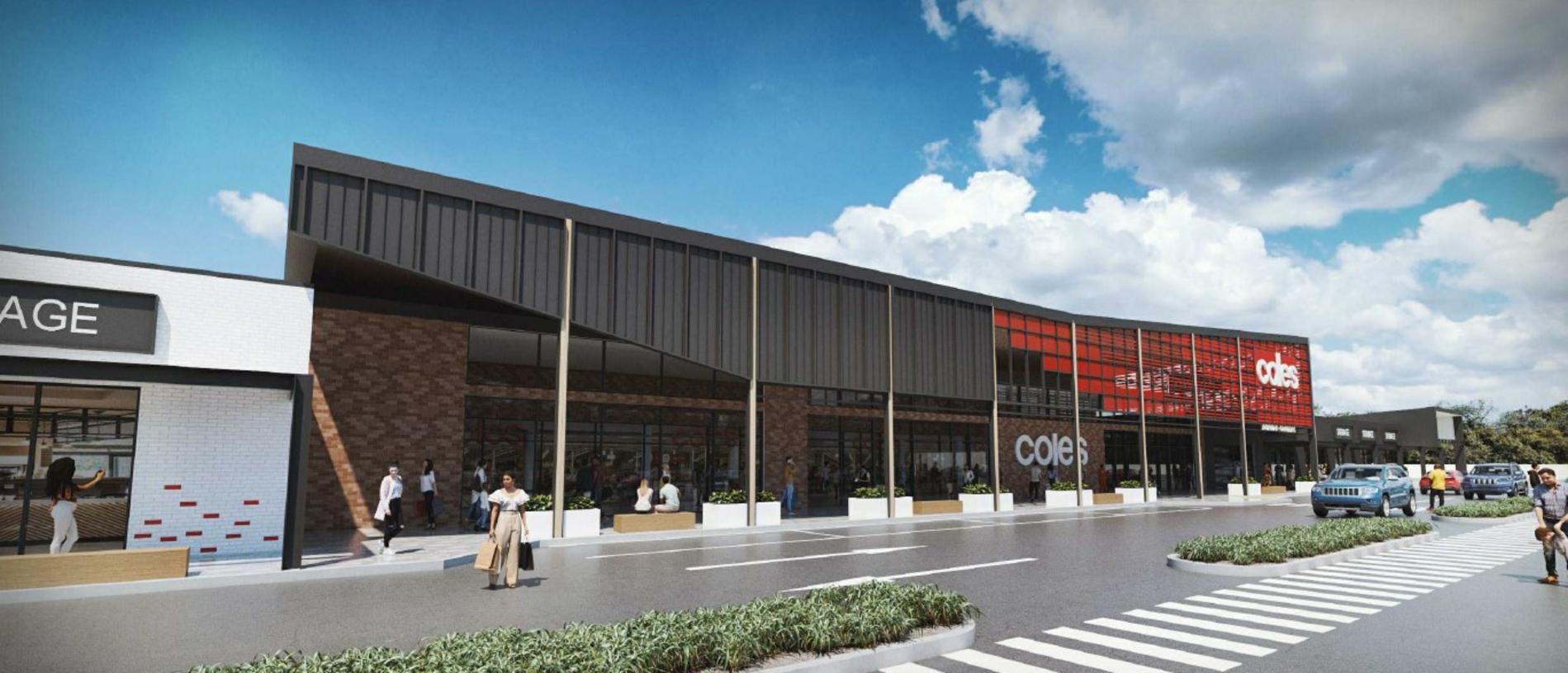 The shopping centre would be "small scale" with Coles as the anchor tenant, a Liquorland and a handful of specialty stores. Photos: ThomsonAdsett architecture