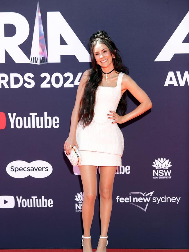 Amy Shark dazzles on the red carpet. Picture: NewsWire / Christian Gilles