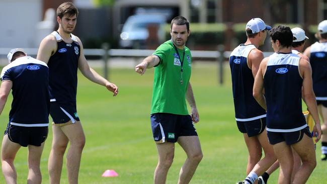 Matthew Scarlett Still Learning The Coaching Ropes After Taking On Geelong Role Geelong Advertiser