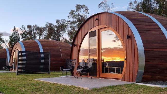 Barrel View Luxury Cabins in Ballandean, near Stanthorpe.