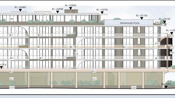 Plans for the proposed building at Beach Rd Batemans Bay. Picture: Supplied