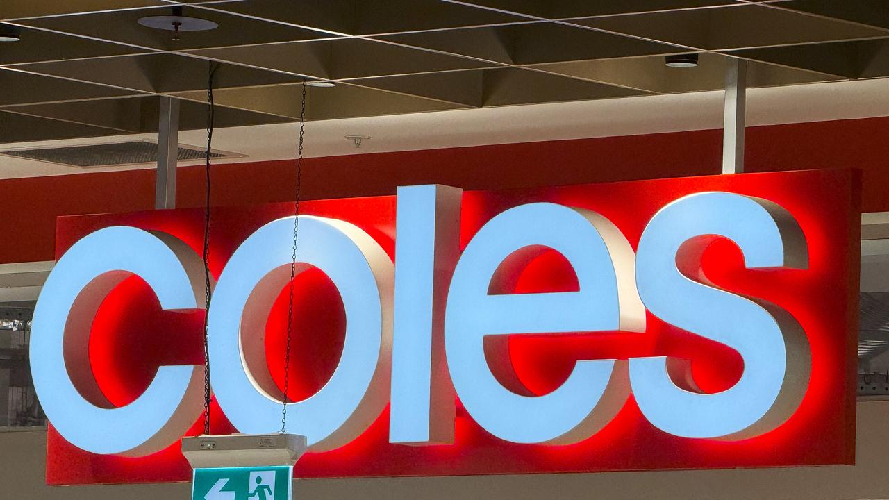 A man has died in police custody after being restrained by police for an altercation with a security guard at a Coles in Alice Springs. Picture: NewsWire