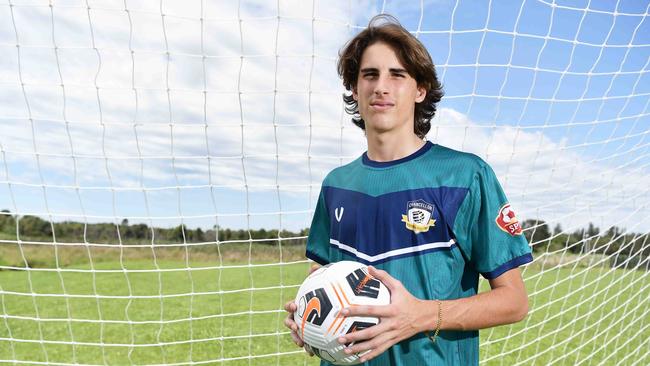 Chancellor State College Football academy. Lucas Farrugia. Picture: Patrick Woods.