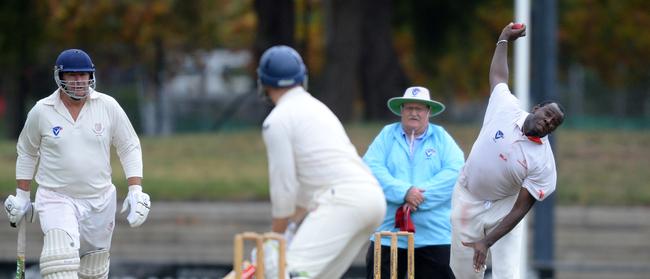 Dalis Thomas charges in for Preston last summer. Picture: AAP/ Chris Eastman.