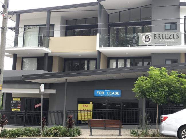 Just one vacancy remains at Breezes on Bardon after four retail tenants were found in the past seven months. Picture: Darren Cartwright