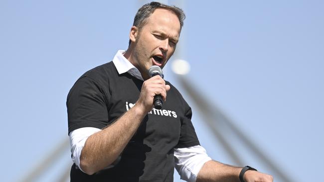 National Farmers' Federation president David Jochinke in Canberra. Picture: NewsWire/Martin Ollman