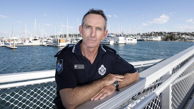 Wynnum Police senior sergeant Wayne Richter. (AAP Image/Renae Droop)