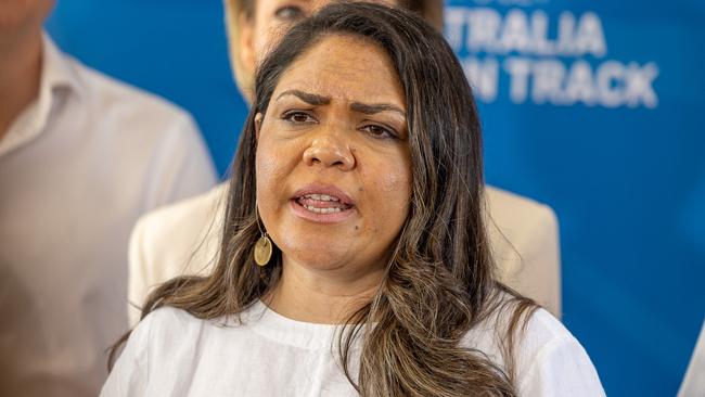 Jacinta Price uttered the same phrase earlier in the campaign. Picture: Thomas Lisson / NewsWire