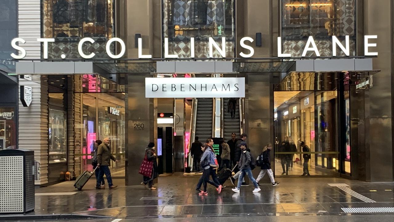 Debenhams Melbourne store in 2019.