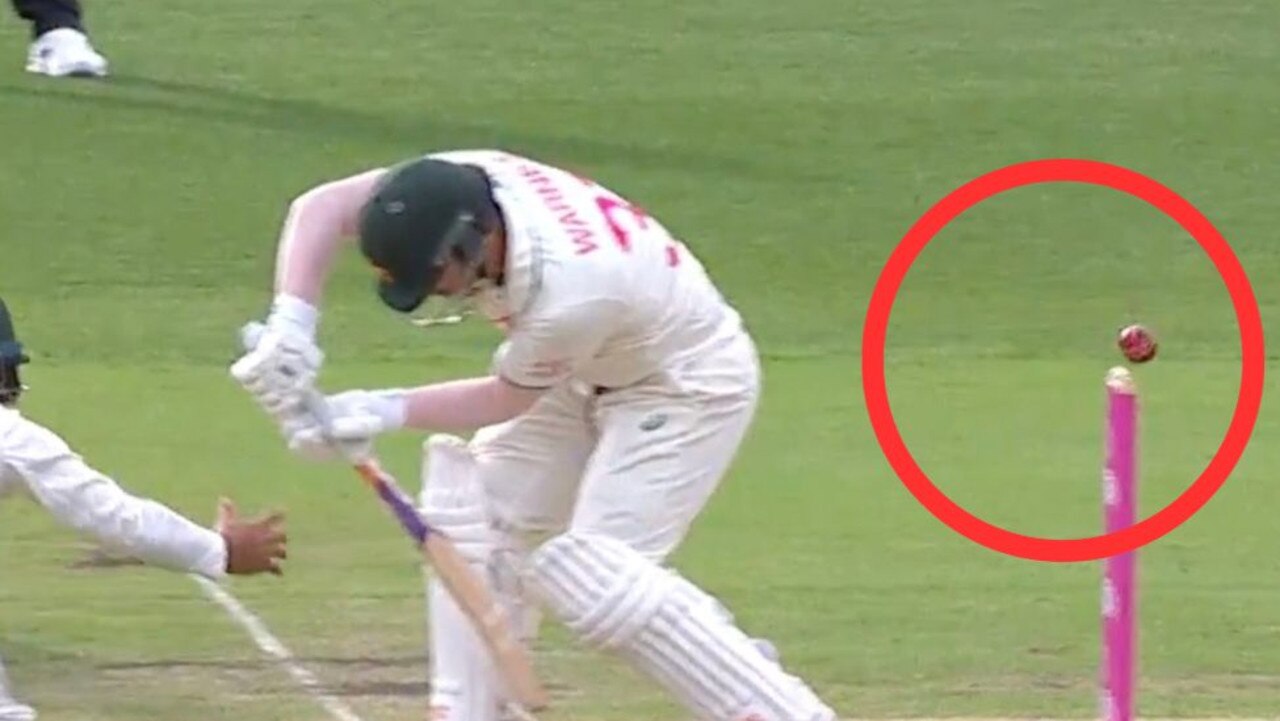 David Warner was this close to having his fairytale farewell ruined.