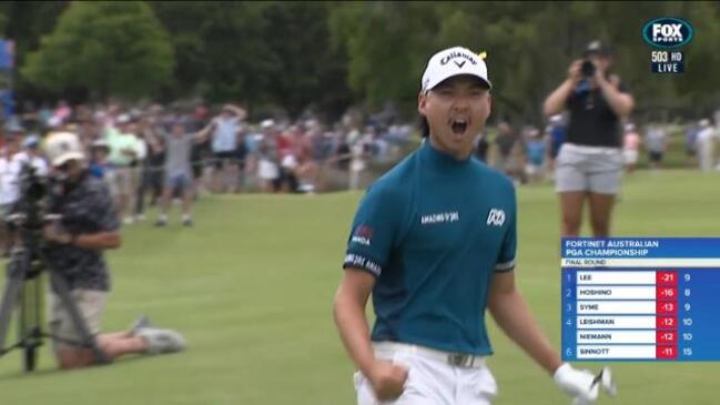 Min Woo Lee eliminated at Perth golf event