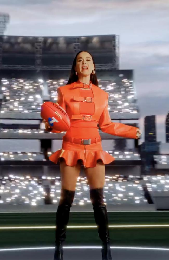 Katy Perry will be performing at the AFL 2024 Grand Final this year. Picture: AFL.