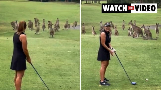 'Kangaroo Girl' golf video is the most viral of 2021