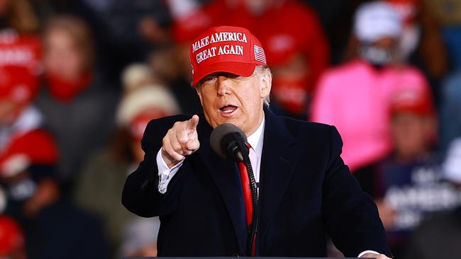 President Donald Trump visited Michigan over the weekend. Picture: Rey Del Rio/Getty