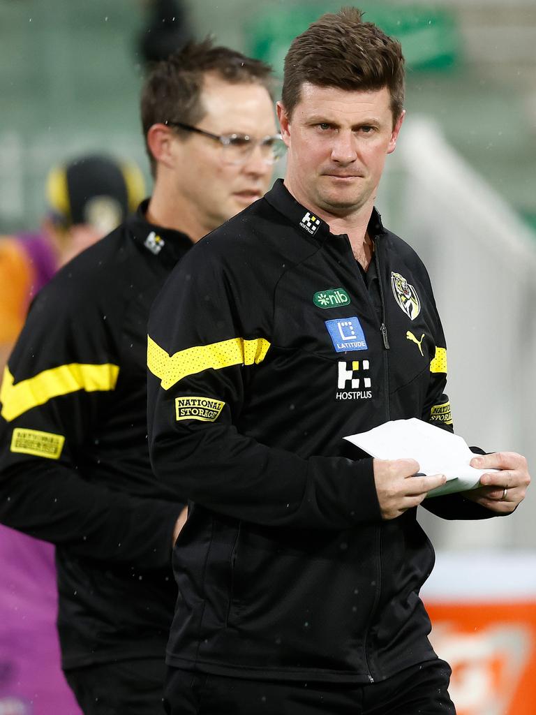 Will Andrew McQualter take the Richmond job full time? Picture: Michael Willson/AFL Photos