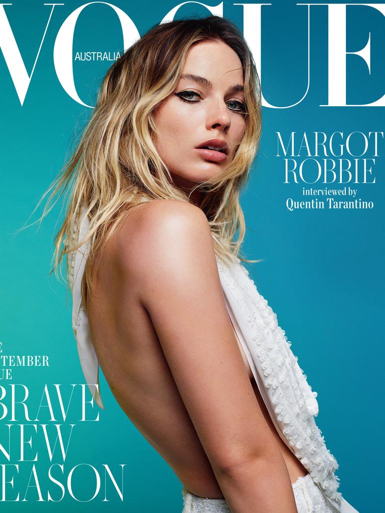 Margot Robbie on Vogue Australia September issue front cover | The