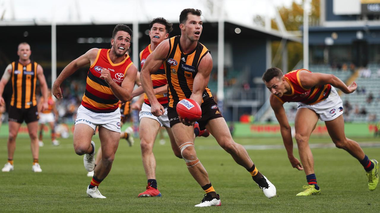 AFL 2023 Round 12 - Port Adelaide v Hawthorn - A-39578418 - AFL Photos