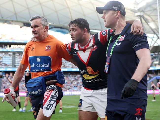 Brandon Smith remains sidelined for the Roosters. Picture: Cameron Spencer/Getty Images