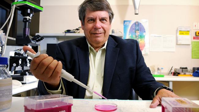 Cartherics chief Professor Alan Trounson is leading the work into new cancer treatments. Picture: Dan Himbrechts