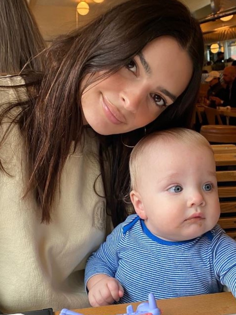 Her little boy is now one. Picture: Instagram / @emrata