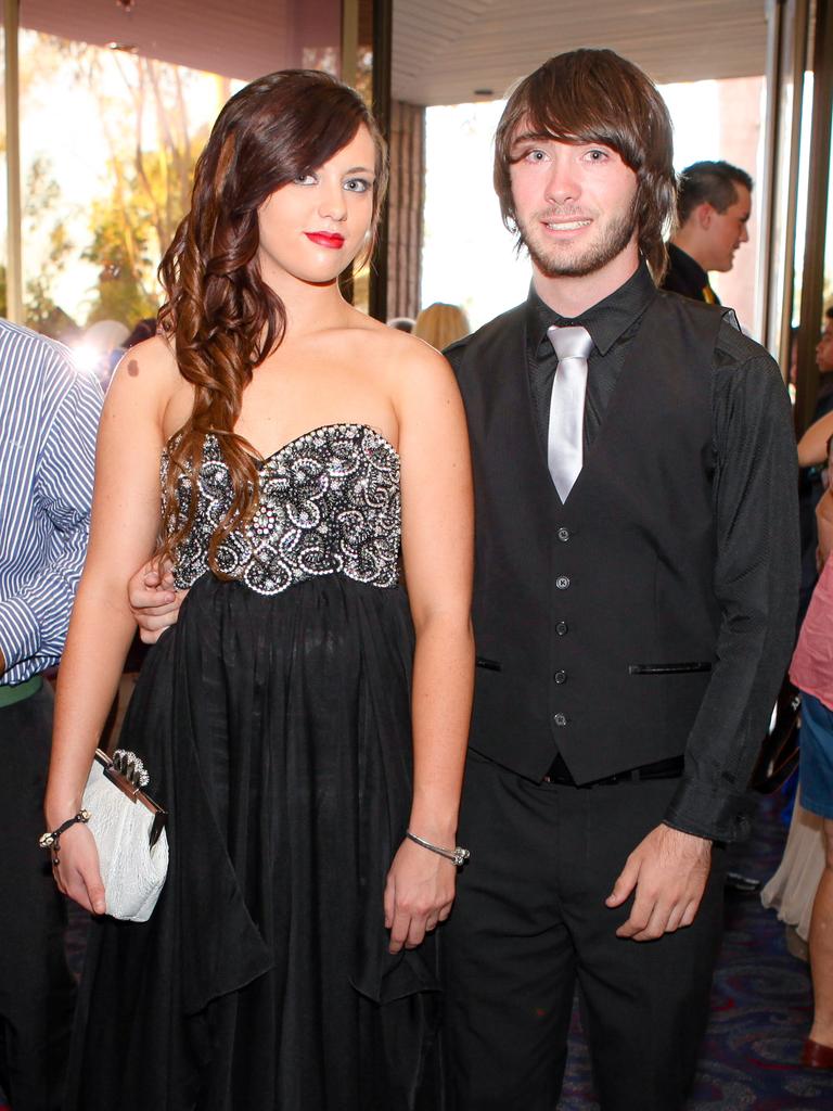 Candice Henry and Benjamin Corbett at the 2013 Centralian Senior College formal at the DoubleTree by Hilton. Picture: NT NEWS