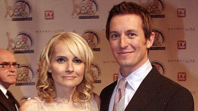 Belinda Emmett and Rove McManus at the TV Week Logie Awards in 2006.