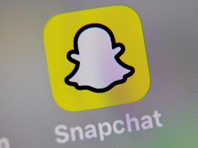 (FILES) In this file photo  taken on October 1, 2019 in Lille  the logo of mobile app Snapchat is displayed on a tablet. - The Snapchat application popular with young smartphone users went offline on April 8, 2020 for undetermined reasons, the company said.