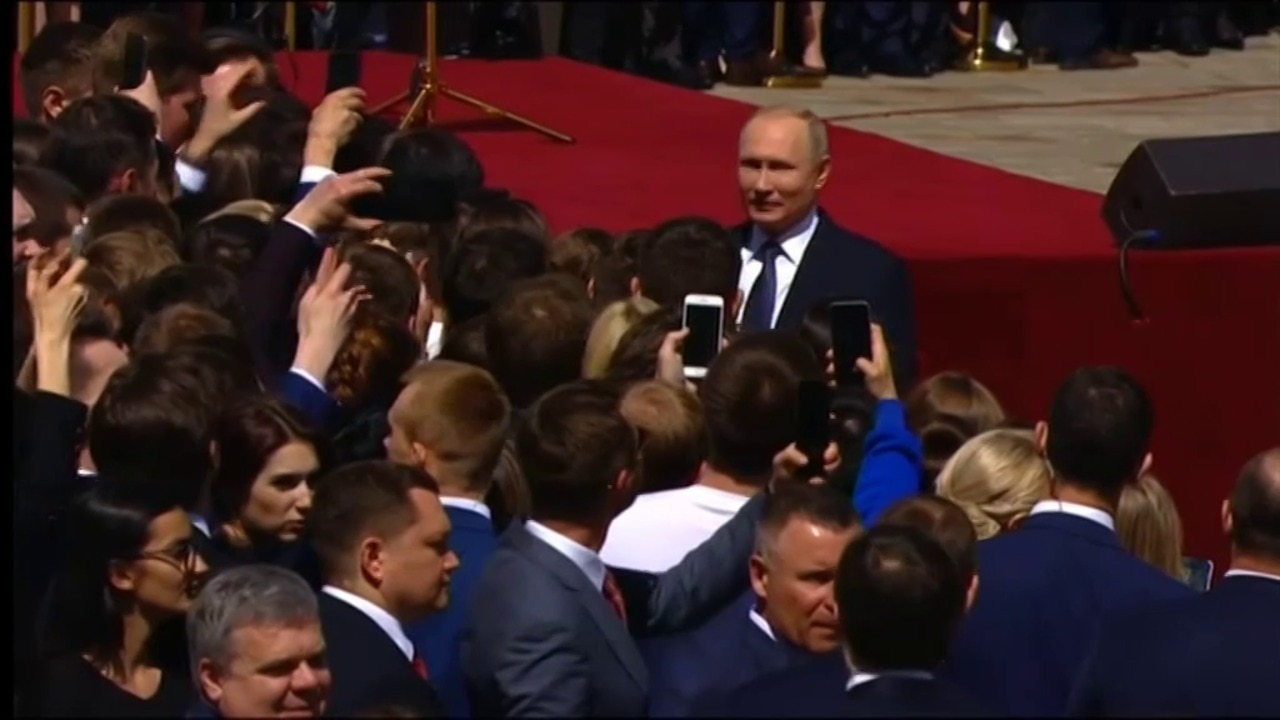 Putin Officially Sworn In As Russian President For Fourth Time | Sky ...