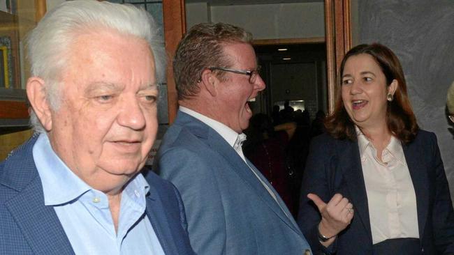 MEMORY LANE: The Queensland Premier's father Henry Palaszczuk (left), with Rockhampton MP Barry O'Rourke and Annastacia Palaszczuk worked as a teacher at Frenchville school in the 1960s. Picture: Jann Houley