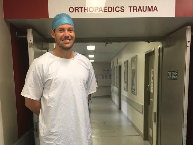 Trainee surgeon Anthony Murray enjoys fixing bones and breaking barriers.