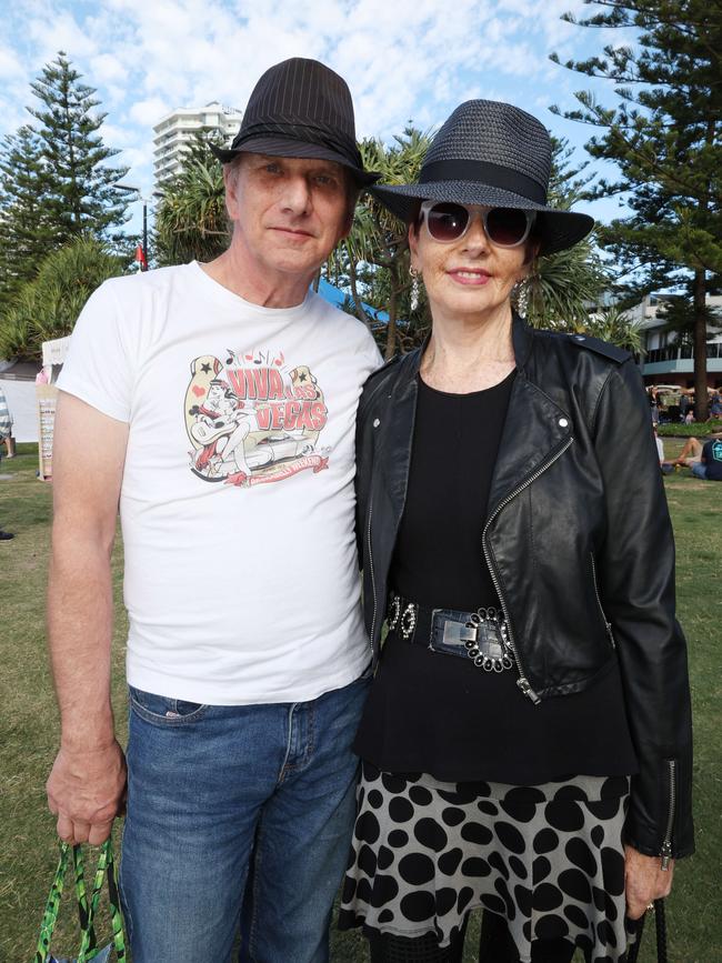 Mark and Janette Littlejohn at Cooly Rocks On festival. Picture: Annette Dew