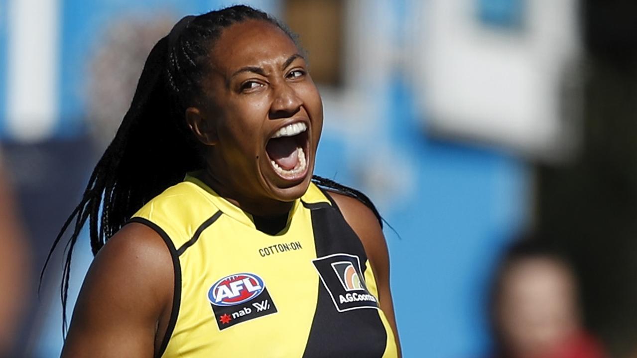 Tigers ruckman Sabrina Frederick will line-up against the Cats in a closed session at the Swinburne Centre.