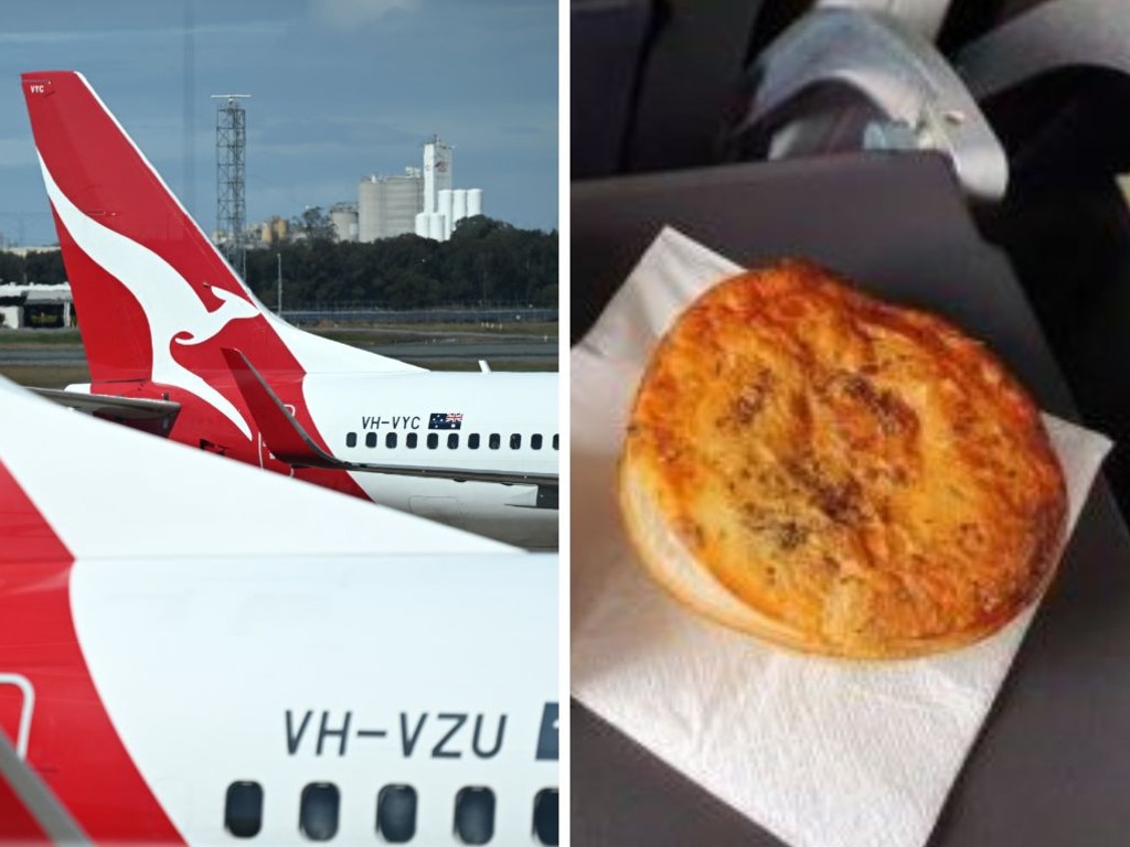 A frequent flyer on-board a domestic flight from Adelaide to Sydney said he was only offered a chicken pie after learning the airline has ditched vegetarian meal options on some domestic flights.