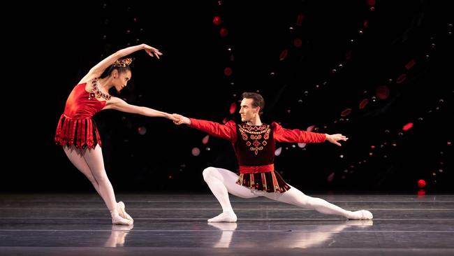 Ako Kondo and Brett Chynoweth in Jewels. Picture: Rainee Lantry