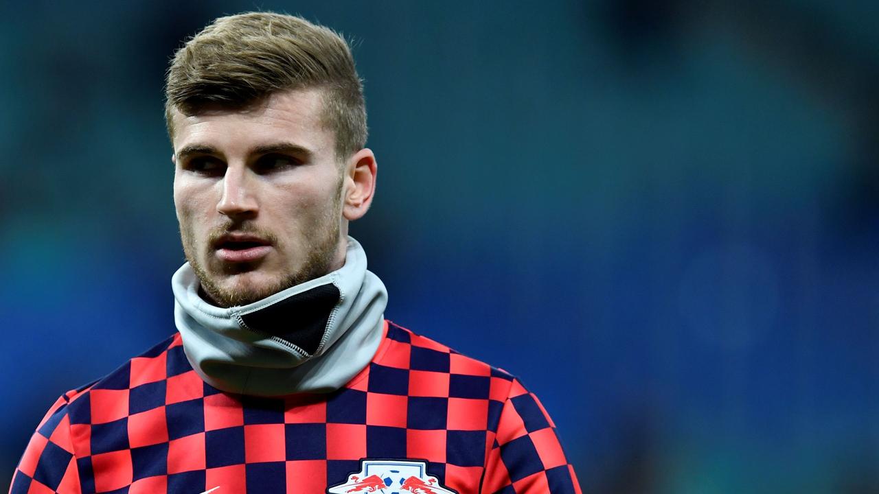 Leipzig's German forward Timo Werner. (Photo by John MACDOUGALL / AFP)