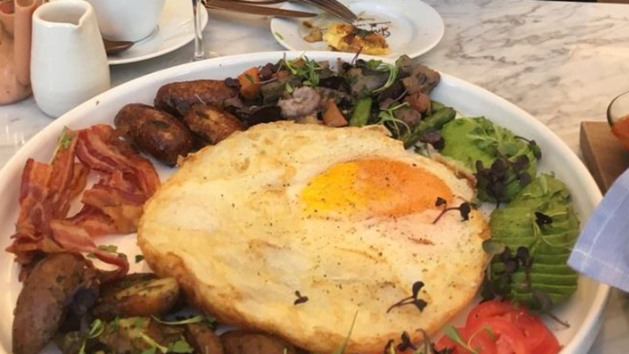 We Tried This Giant Ostrich Egg Breakfast