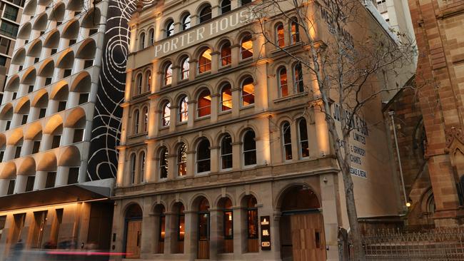 Porter House Hotel in Sydney.