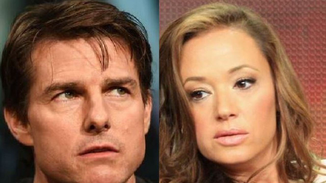 Tom Cruise and former Scientologist star Leah Remini.