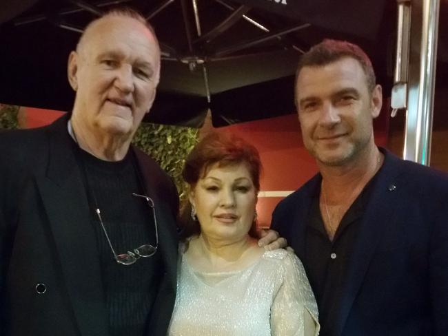 Chuck and Linda Wepner with Liev Schreiber.