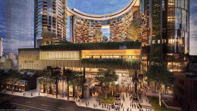 The Star Brisbane will open on Thursday 29 August – the first major unveiling as part of the $3.6bn Queen’s Wharf Brisbane precinct. Picture: Supplied