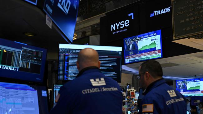 Wall Street saw a bump this week. Picture: AFP