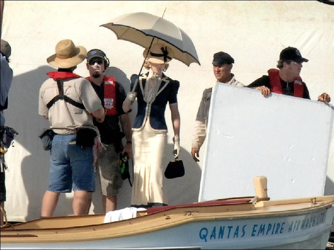 <s1>Actor Nicole Kidman on set during filming of <i>Australia</i> in Darwin in 2007. Picture: Dani Gawlik</s1>