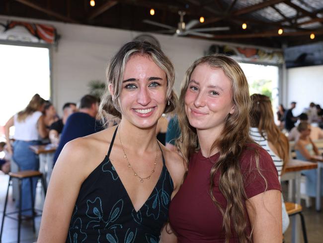 Finley Norris and Ashlee Sorensen at the Miami Block Party at Precinct Brewing Co for Gold Coast at Large. Picture, Portia Large.