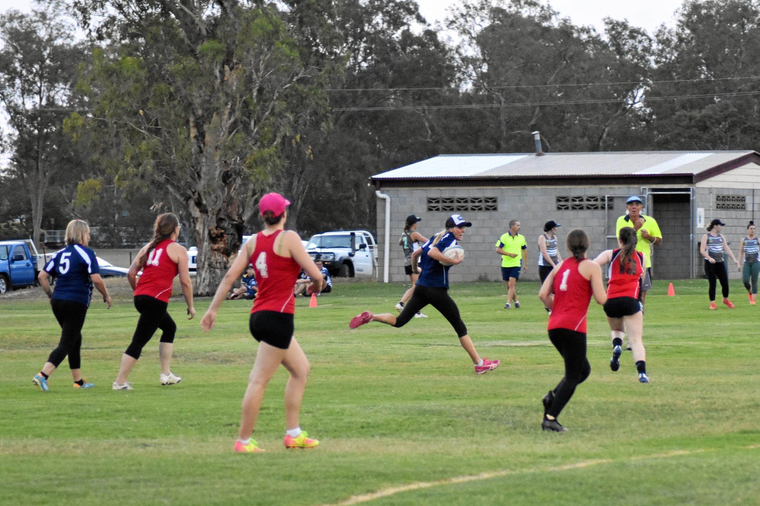 Social touch football grand final. Picture: Jorja McDonnell