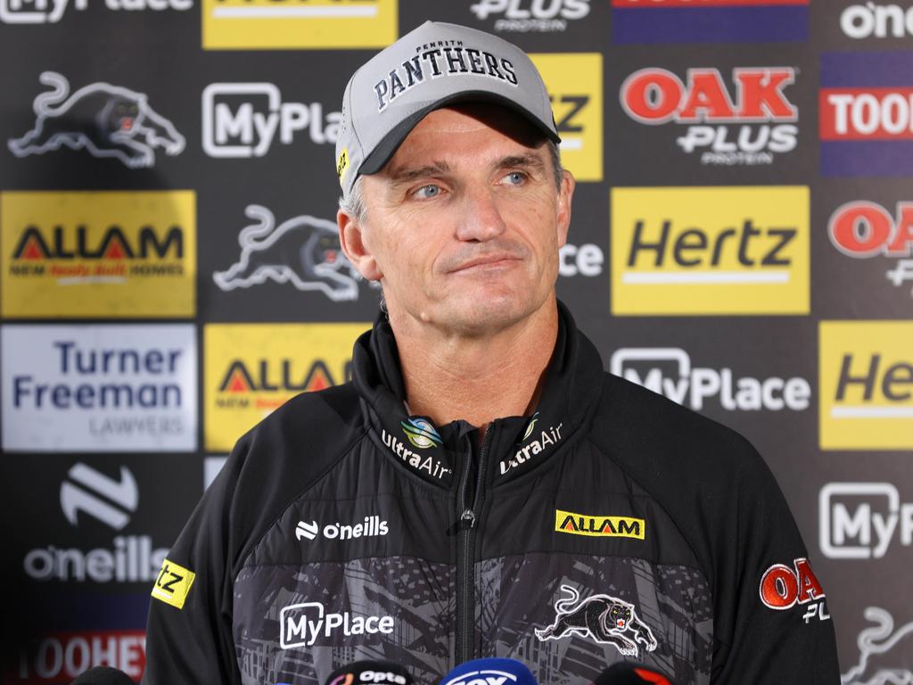 Penrith‘s Origin stars have backed Ivan Cleary as a worthy replacement for Michael Maguire as NSW coach. Picture: NewsWire / Damian Shaw