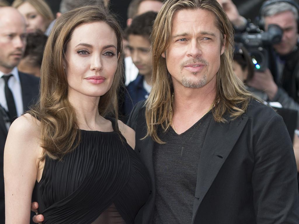 Brad Pitt and Angelina Jolie. They divorced in 2016. Picture: Mark Cuthbert/UK Press via Getty Images