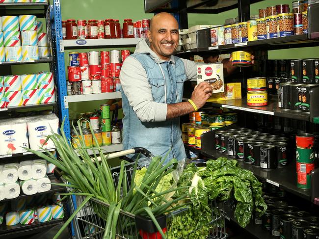 Asylum Seeker Resource Centre received $8173, which will go towards buying kitchen equipment for their meals program. Pictured is Abdul at the Footscray organisation’s food bank. Picture: Hamish Blair